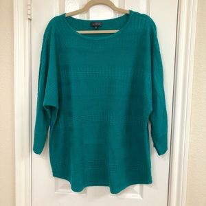 The Limited teal lightweight dolman sweater XL